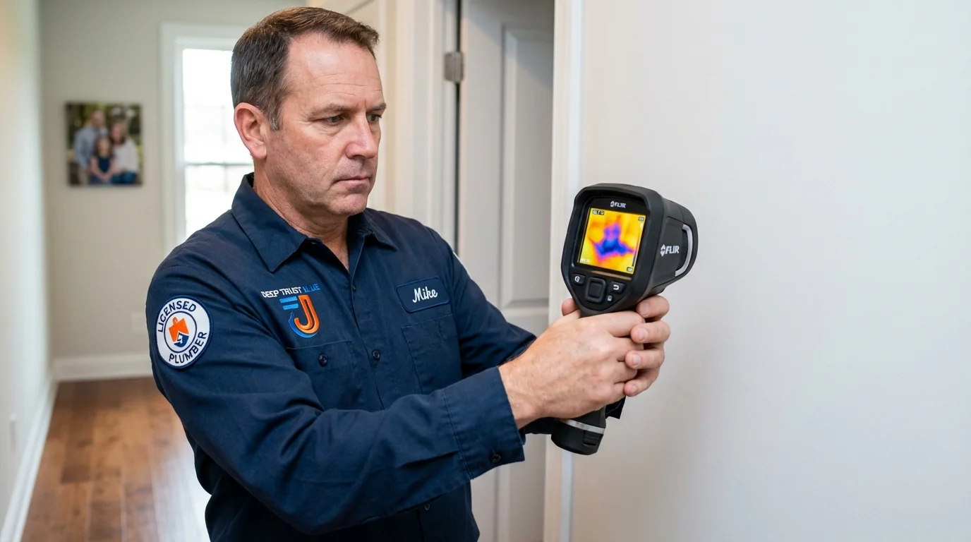 Thermal imaging leak detection by Johns Plumbing LLC in Barnwell